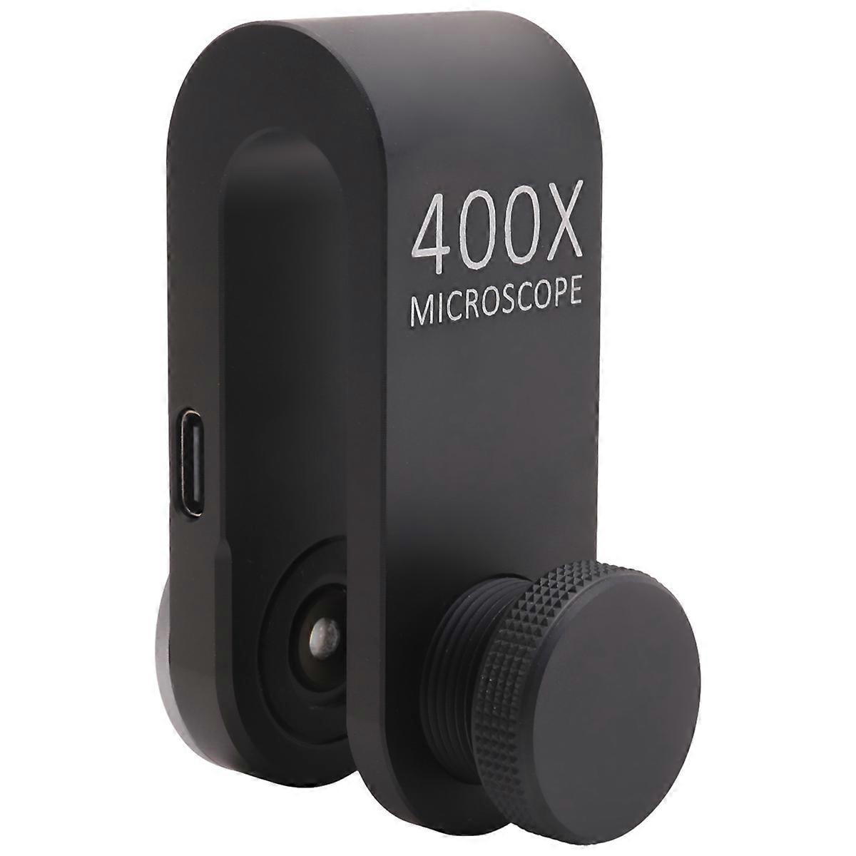 400X Mobile Phone Microscope Illuminant Identification Magnifier Hd Electronic External Mini Microsc