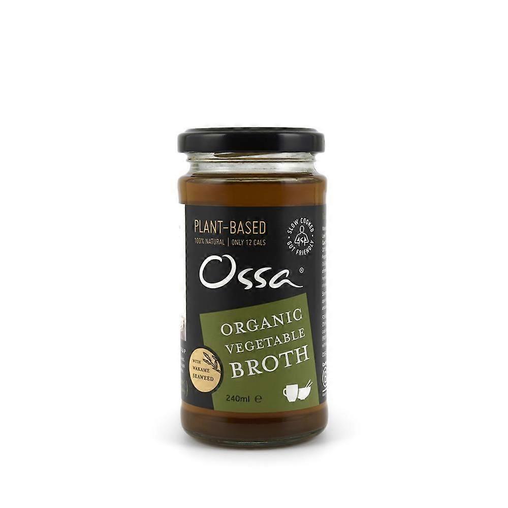 Ossa Organic Vegetable Broth Ambient 240ml - 3 Pack