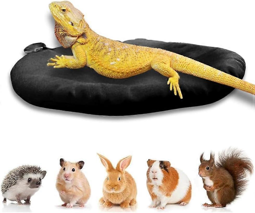Bearded Dragon Bed with Suction Cup Soft Sleep Cushion Mat Washable