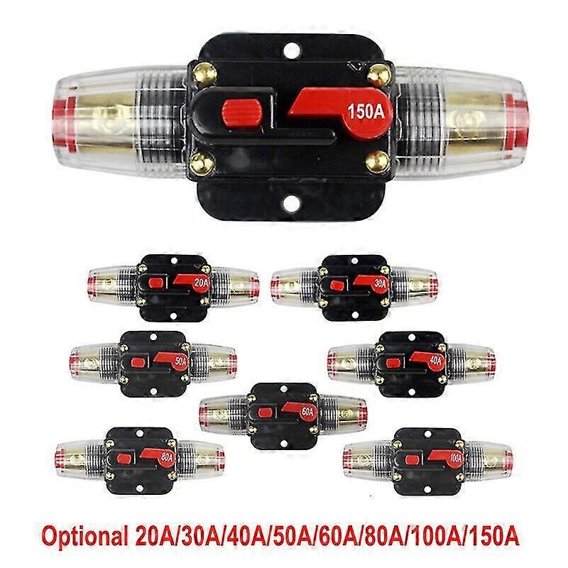 20-150amp Circuit Breaker Dual Battery Ip67 12v-24v Fuse Manual Reset Waterproof