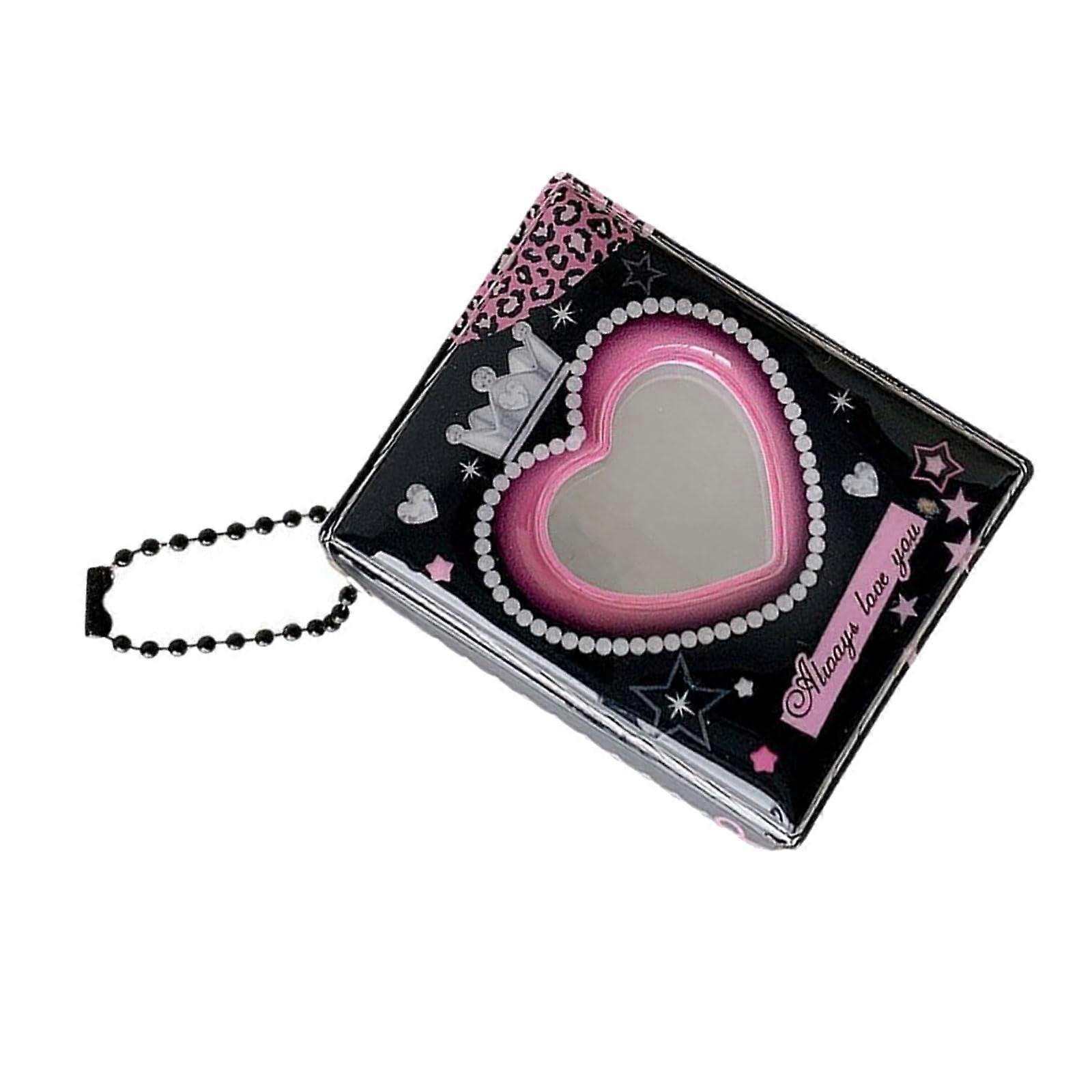Miniature Photo Display Album Featurings PVC Construction Multiple Transparents Pocket Space Saving Design