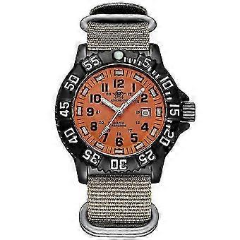 Men's Luminous Quartz Watches Waterproof Sports Watch Adults Mens Expedition Nylon Strap Watch