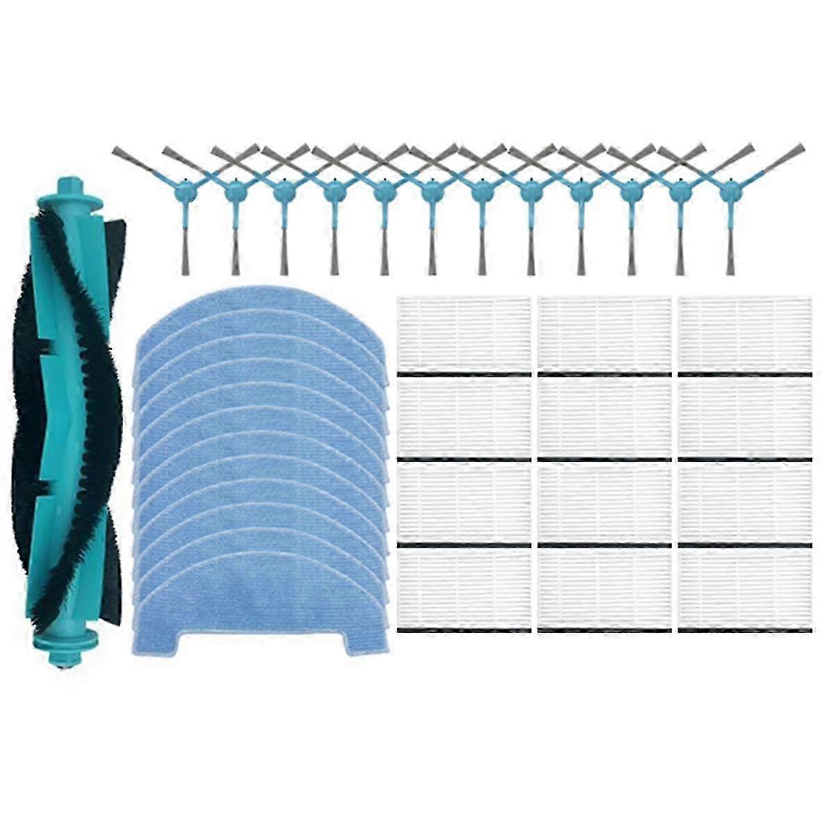 Improved Side Brush Hepa Filter for 2499 Ultra Home Advanced Mop Cloth Replacement Parts
