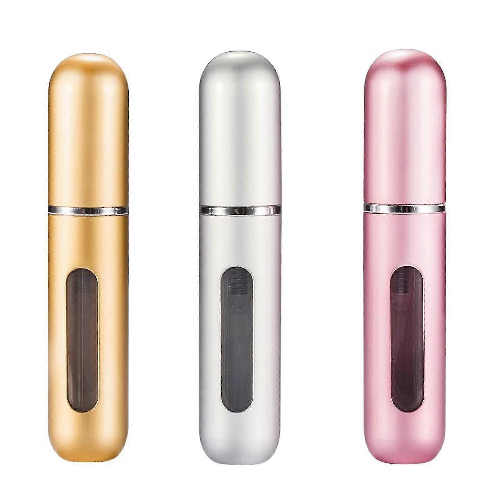 Perfume Atomiser, Pack of 3, 5 ml, Refillable Empty Travel Perfume ...