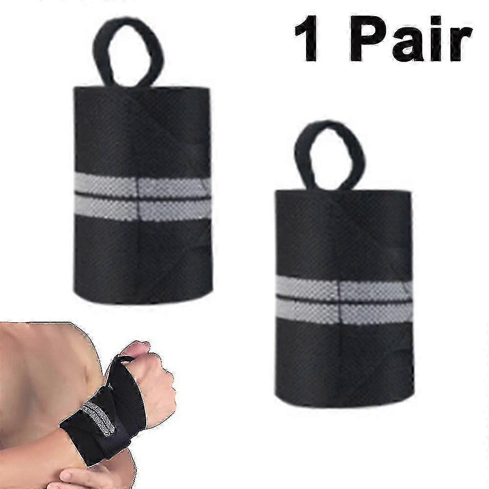 Bracelets d’haltérophilie,1 paire avec support de boucle de pouce robuste