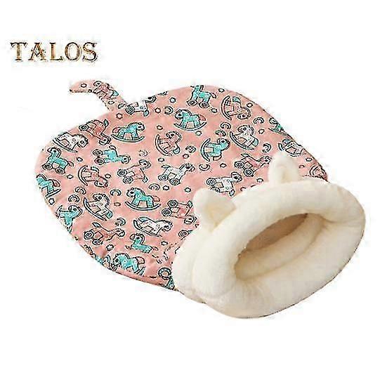 Cat Sleeping Bag for Indoor Cats 360-degree Warm Semi-Enclosed Cat Sack Winter Plush Pet Bed Cave for Cats Dogs