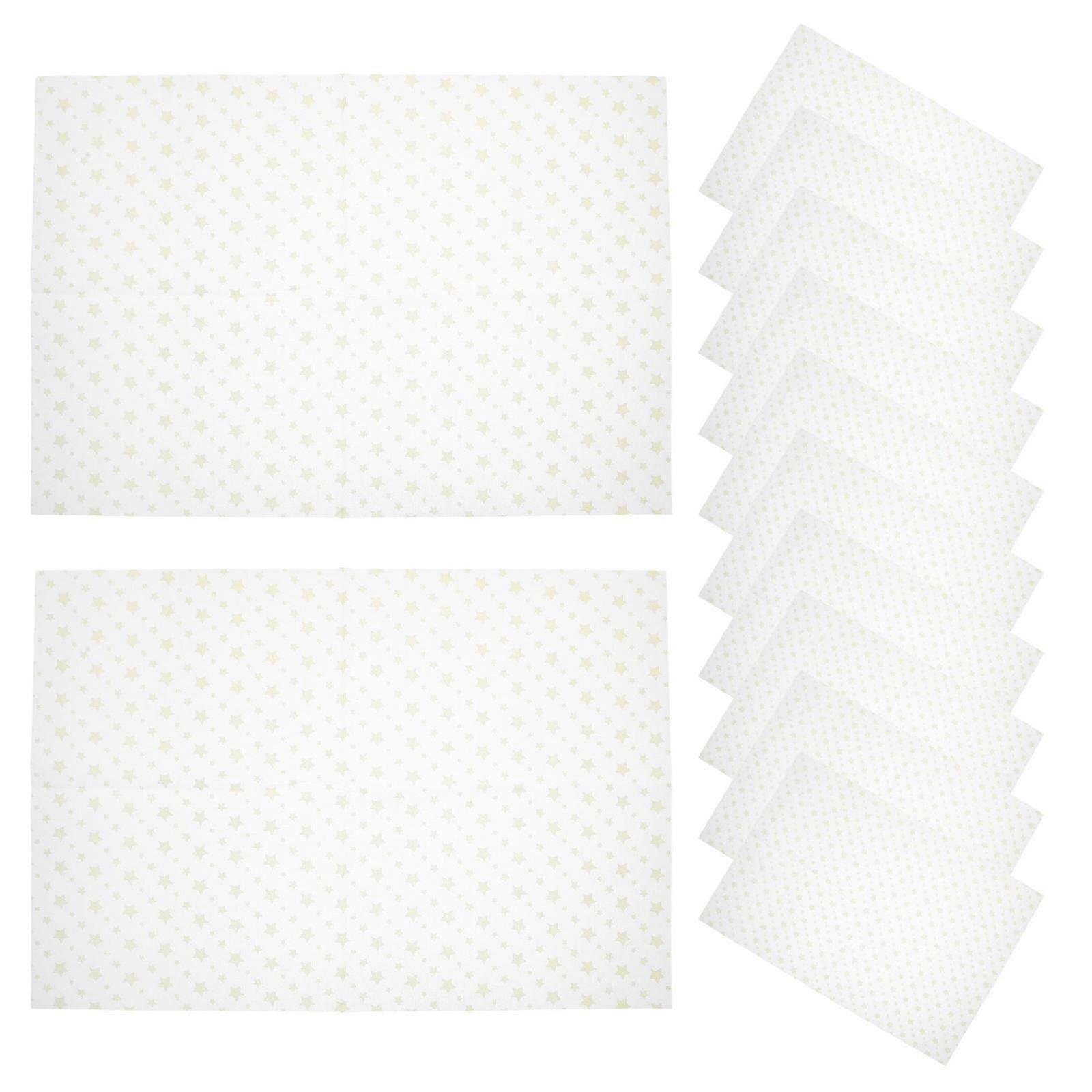 Wrapping Tissue Paper Rectangular Shape Various Occasions Daily Item Packaging 100Pcs