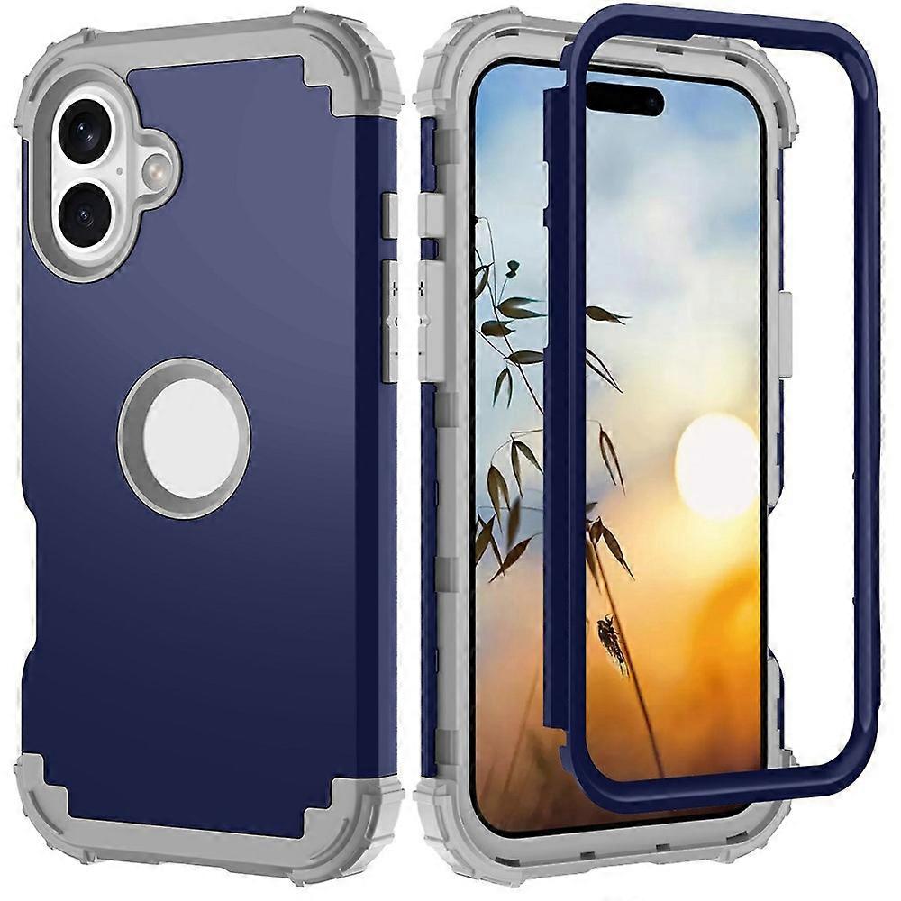 L-Style Compatible For iPhone 17 Case Shockproof PC + TPU Phone Back Cover