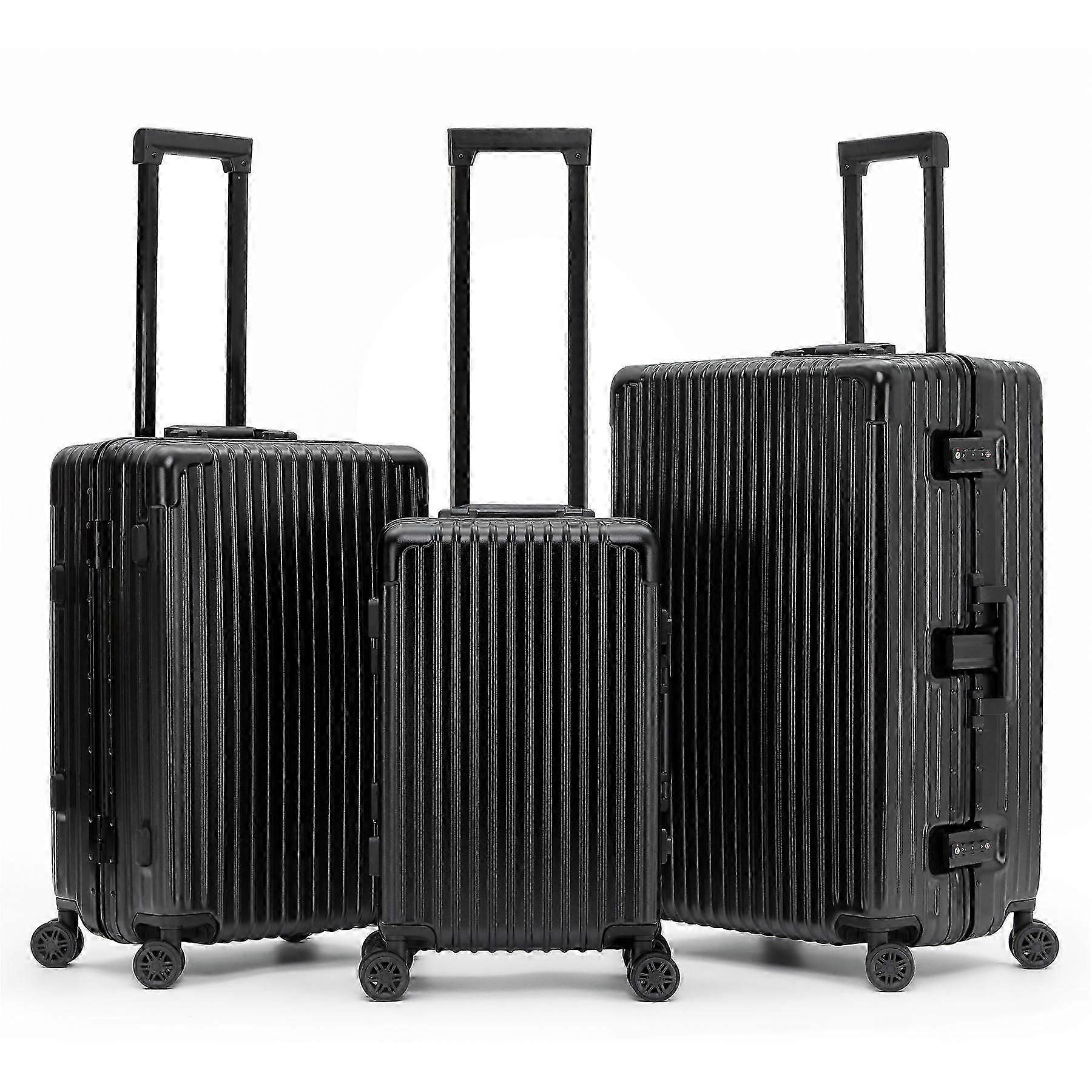 Flight Cabin Medium Suitcase Set For 100+airlines Shell Luggage Aluminium Frame / Abs