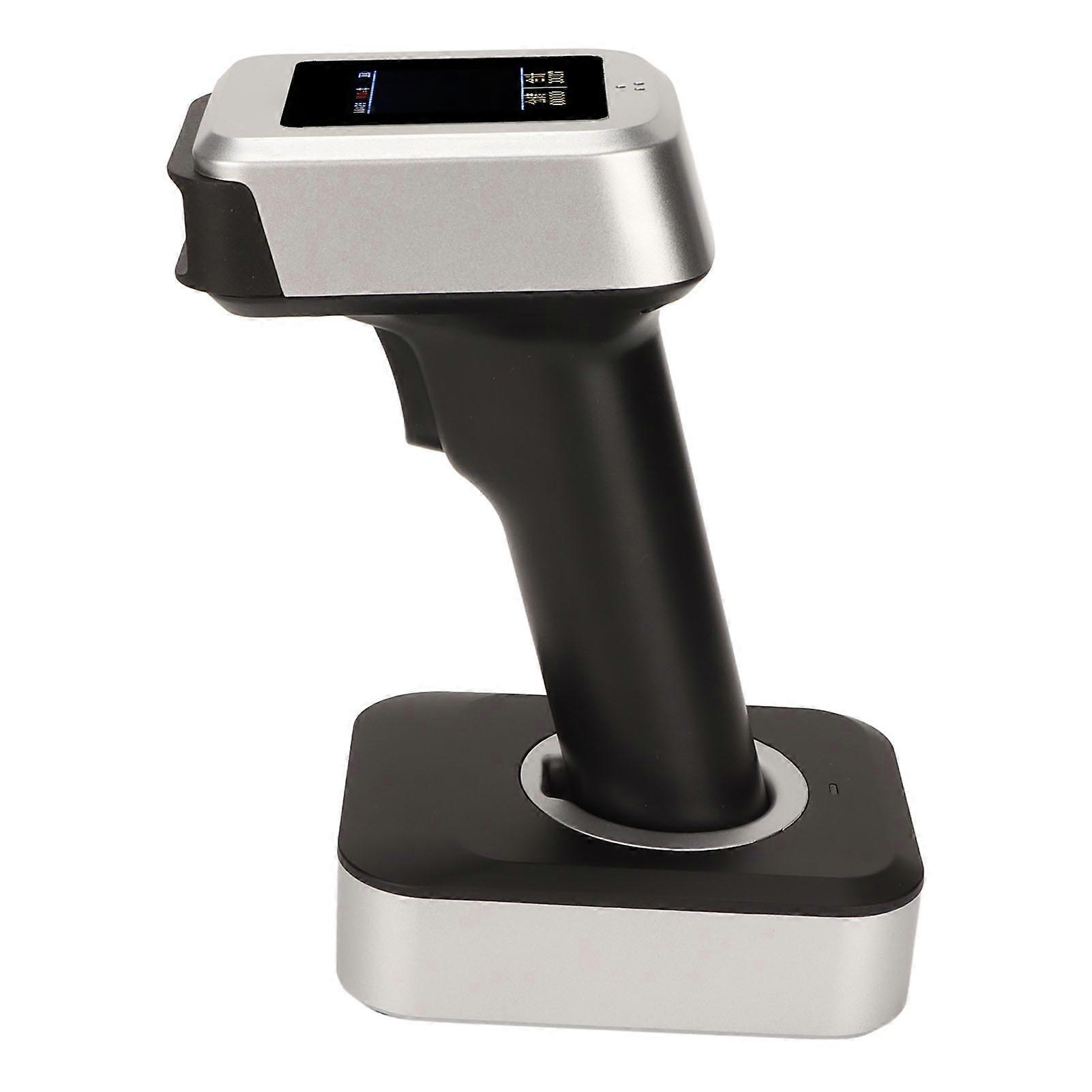 3-in-1 Bluetooth 2.4G Barcode Scanner with Screen & 1800mAh Battery