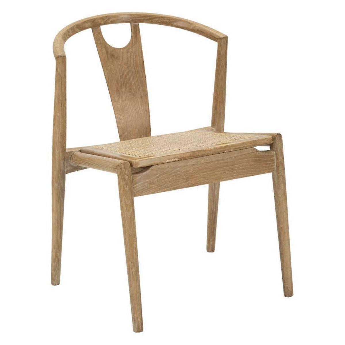2er-Set Natura 7 Stühle, Braun, Rattan, 56x53x76 cm