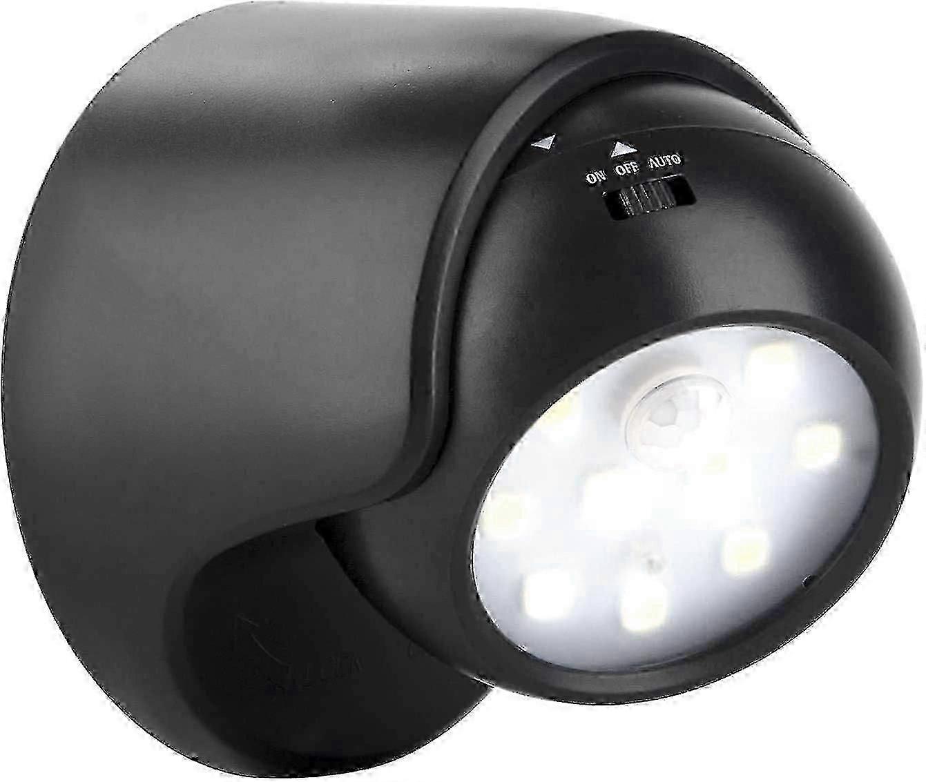 Outdoor Wall Light With Motion Sensor | 1000 Lumen Led Outdoor Lighting | Battery Powered Cordless Lighting | 360 Degree Swivel And Tilt