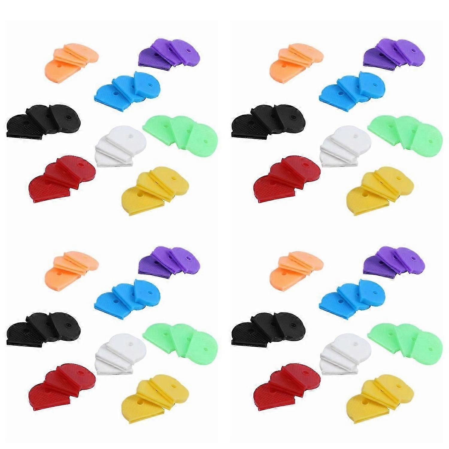 24 Key Caps With Flexible Key Cover Multicolor