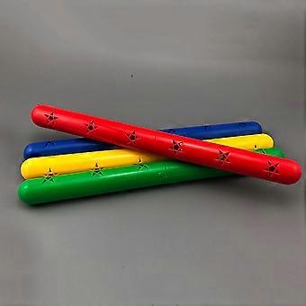 Vocal Dance Relay Wand Gymnastics Stick for Relay 2Pcs in Assorted Color