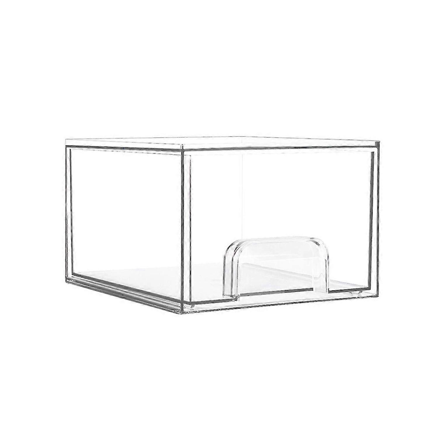 1PCS Clear Stackable Storage Drawers,Bathroom Makeup Organizer