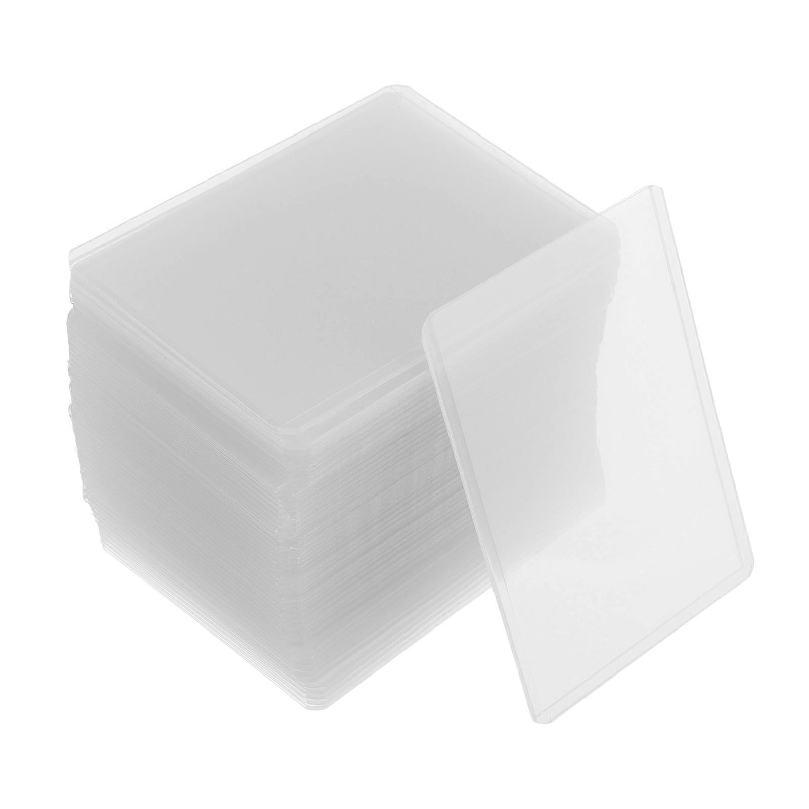 Playing Card Sleeves Clear Display Protection For Baseball Card Collectors 10.00X7.50X0.20CM 50Pack