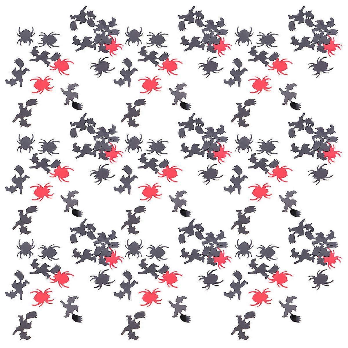 Halloween Spider Table Confetti Plastic for Decor 2Pcs 3 Bags