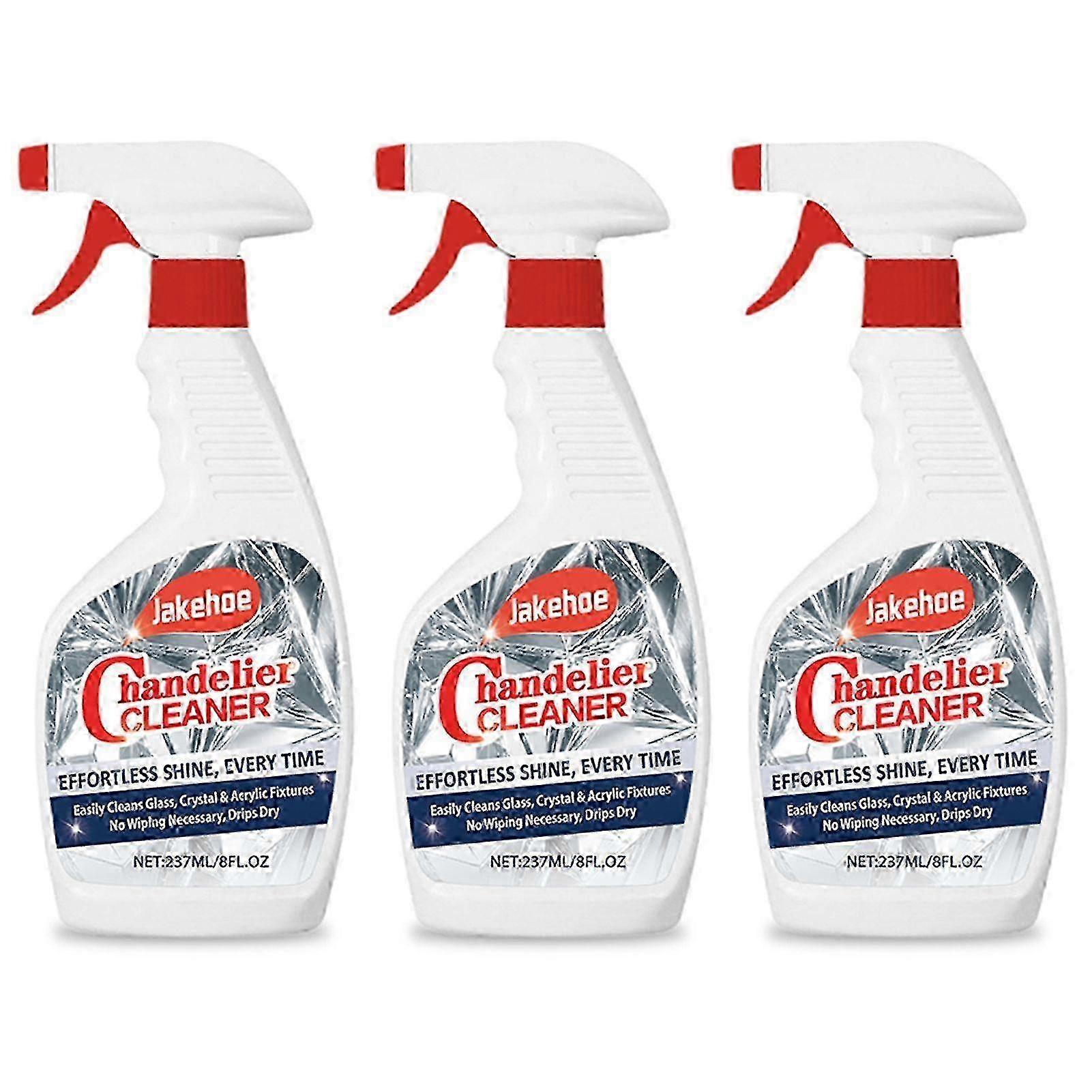 3X Chandelier Cleaner Drip Dry Spray, No Wipe Dust Remover for Chandelier