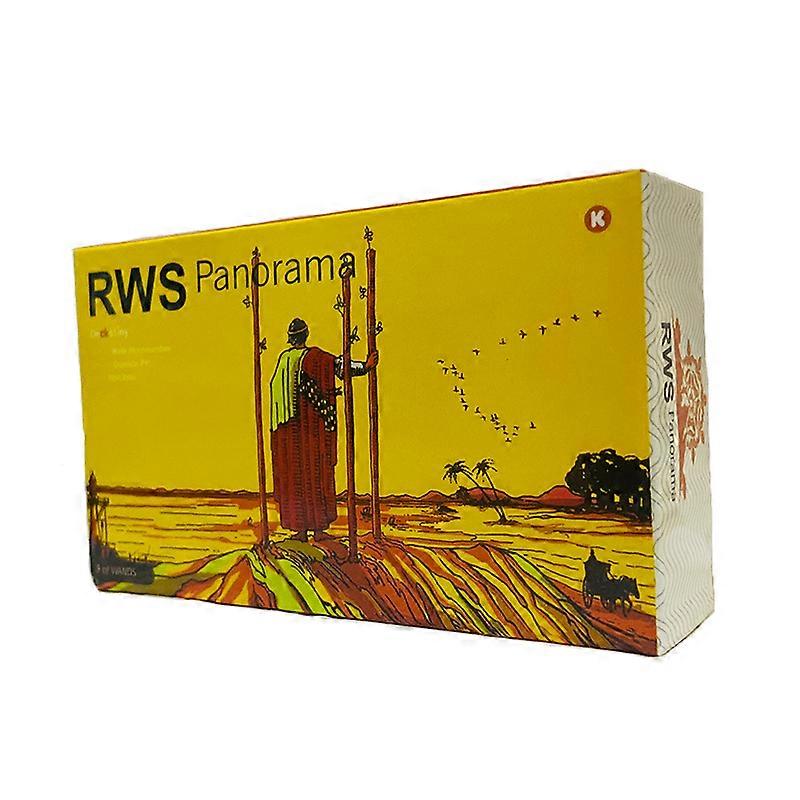 10.3*6cm RWS Panorama Tarot Cards A 78 Pcs Cards Deck When Wide Angle Lens Show You New Perspective of RWS