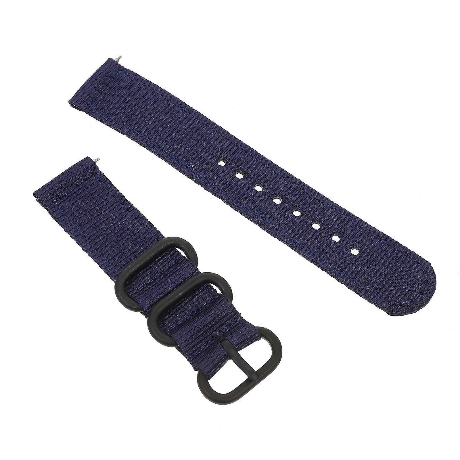 Nylon Watchband Durable Nylon Watch Strap for Watch 2Pcs Comfortable Blue