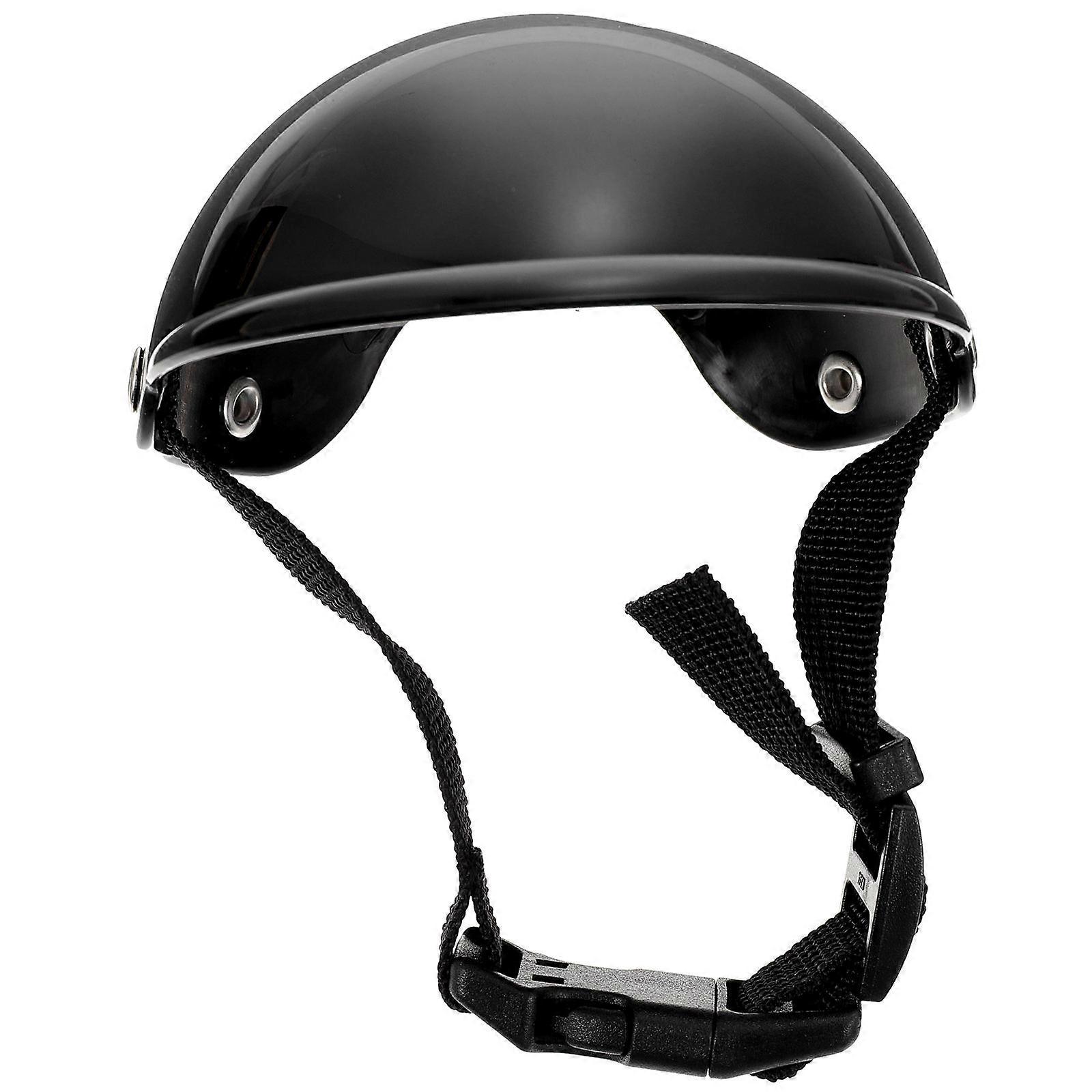 Dog Safety Hat for Protection 2Pcs Black Plastic Protective Pet