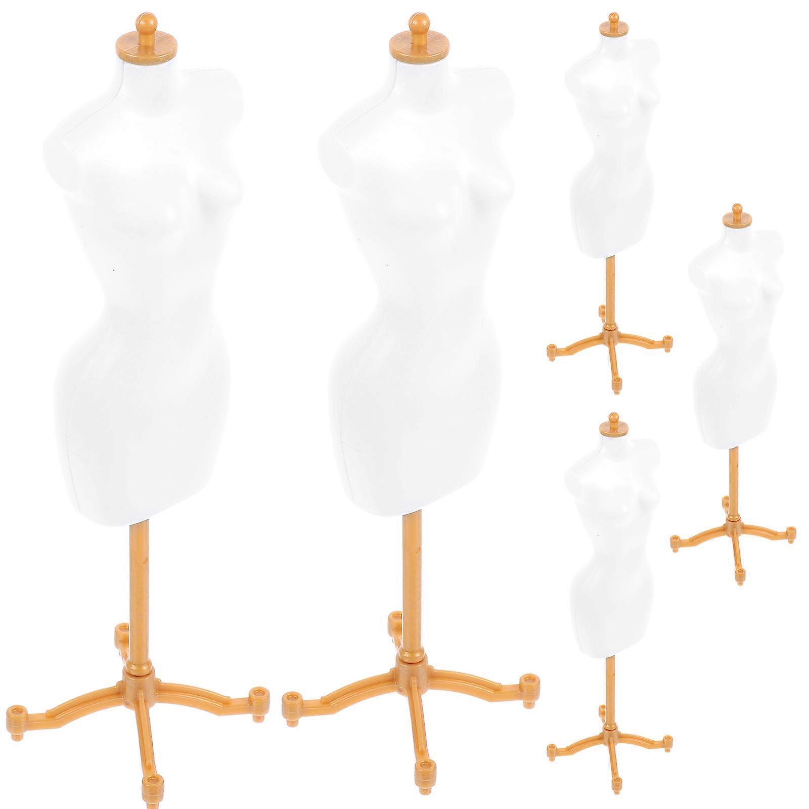 Doll Garments Display Models for Display with White Plastic 15Pcs Set