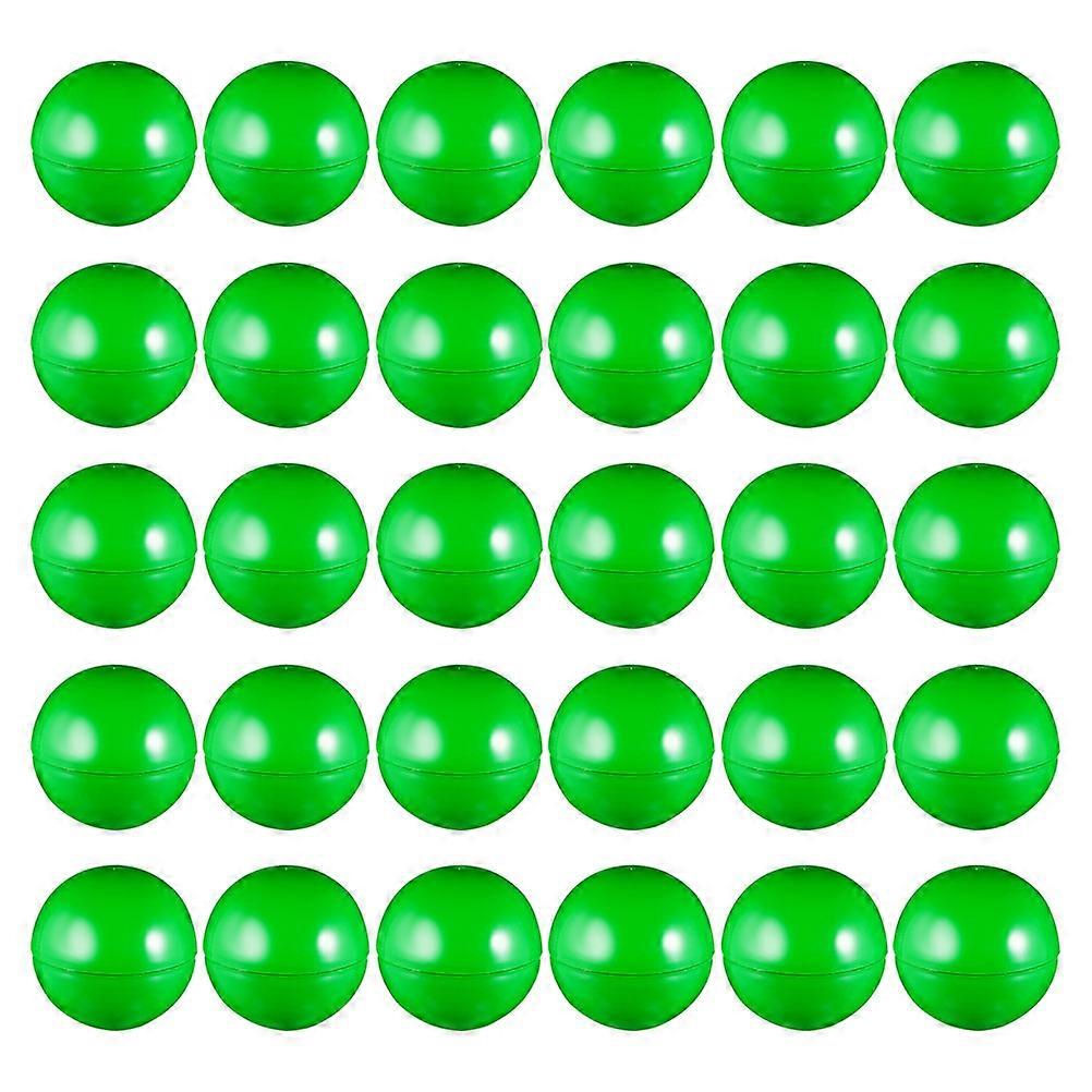 Openable Raffle Balls for Party Fun 30Pcs Green Plastic Game Balls