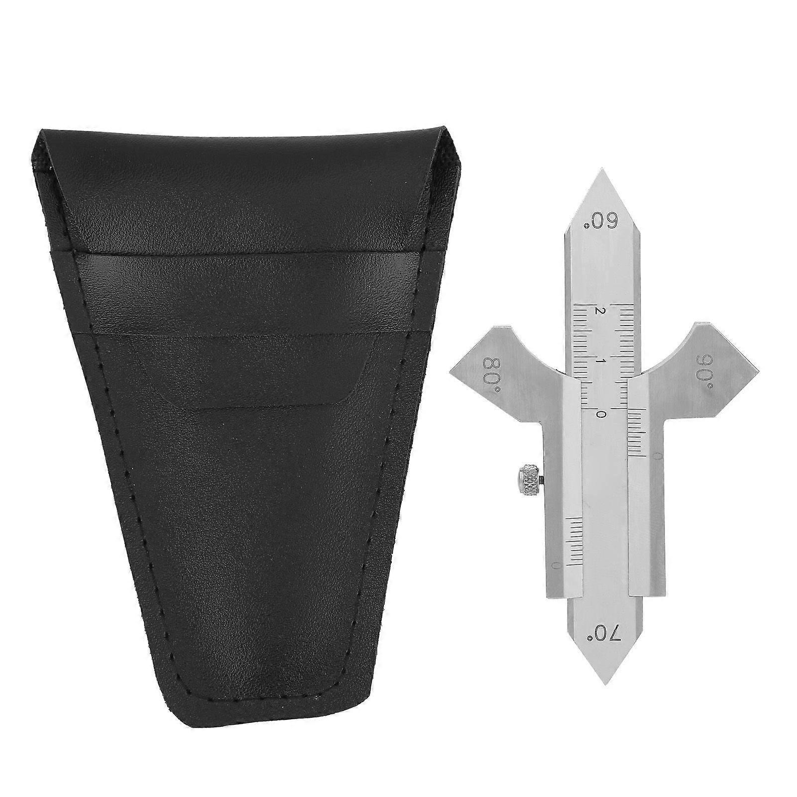 Hochwertiges Präzisions-Schweißnahtprüflineal, Eckschweißnahtlehre HG01