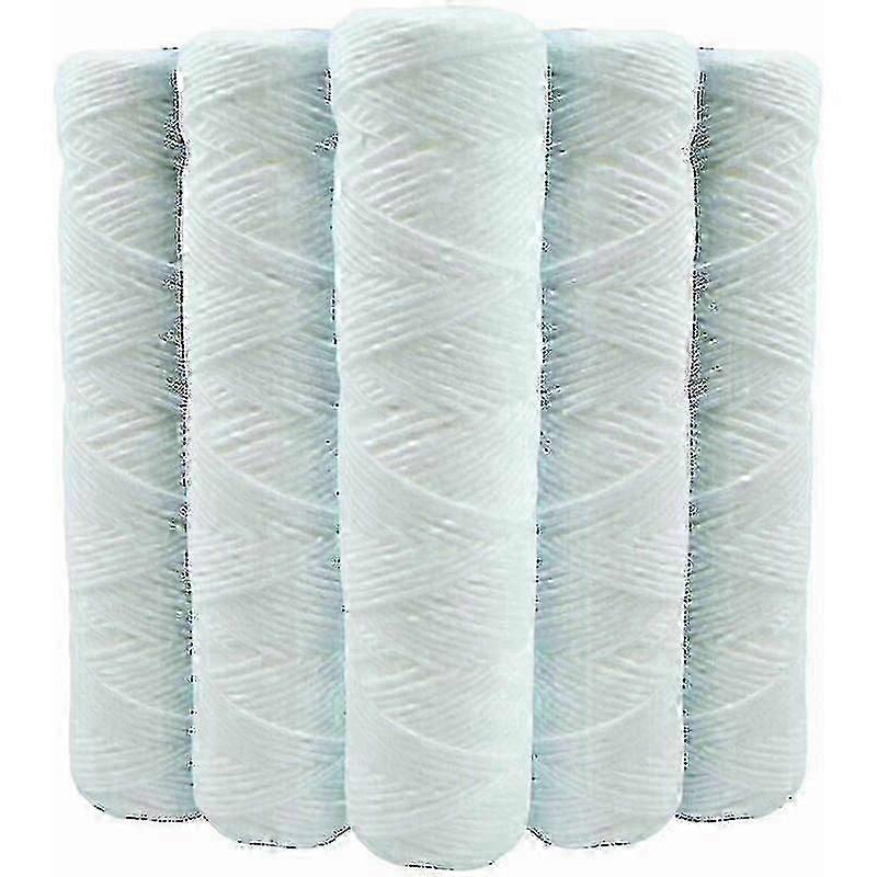 2025 Set Of 5 Coiled Water Filter Cartridges Anti Sediment 9 Inches 3/4 - 5 Microns Compatible With 10 Inch Filters Made In France-kryc