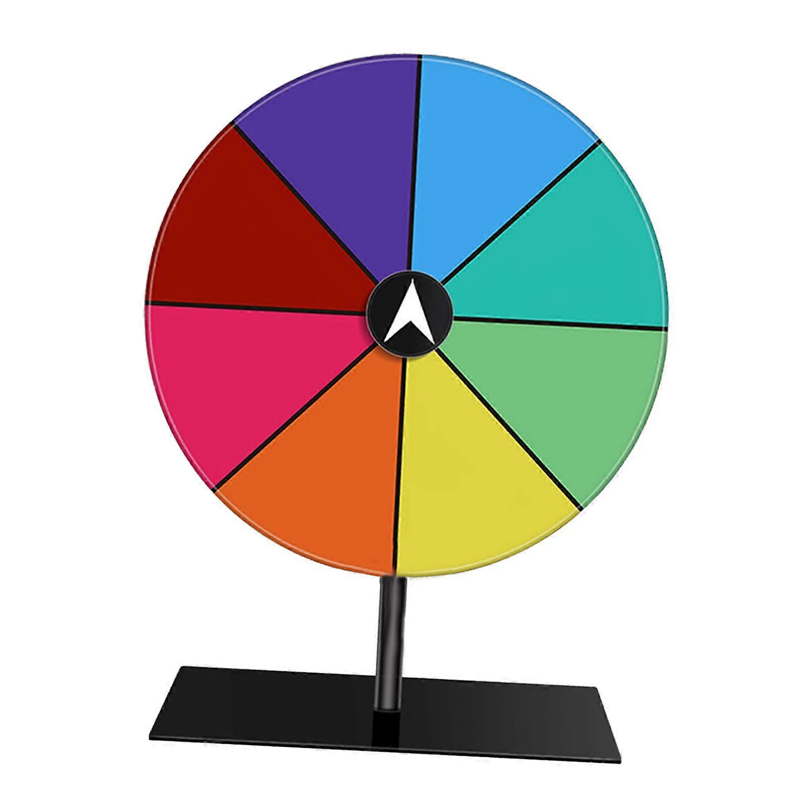Tabletop Prize Turntable Editable Prize Turntable for Carnival Pub Tradeshow