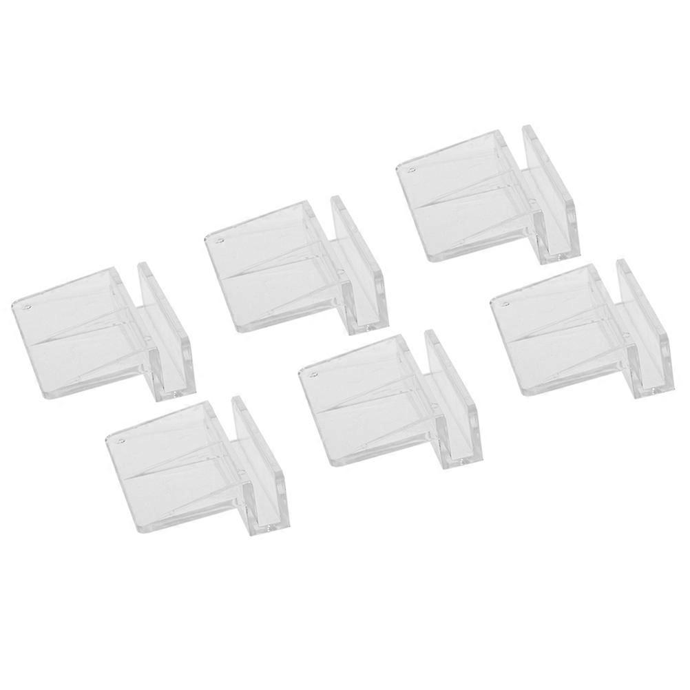 Aquarium Support Plastic Transparent Fish Tank Cover Bracket 20Pcs
