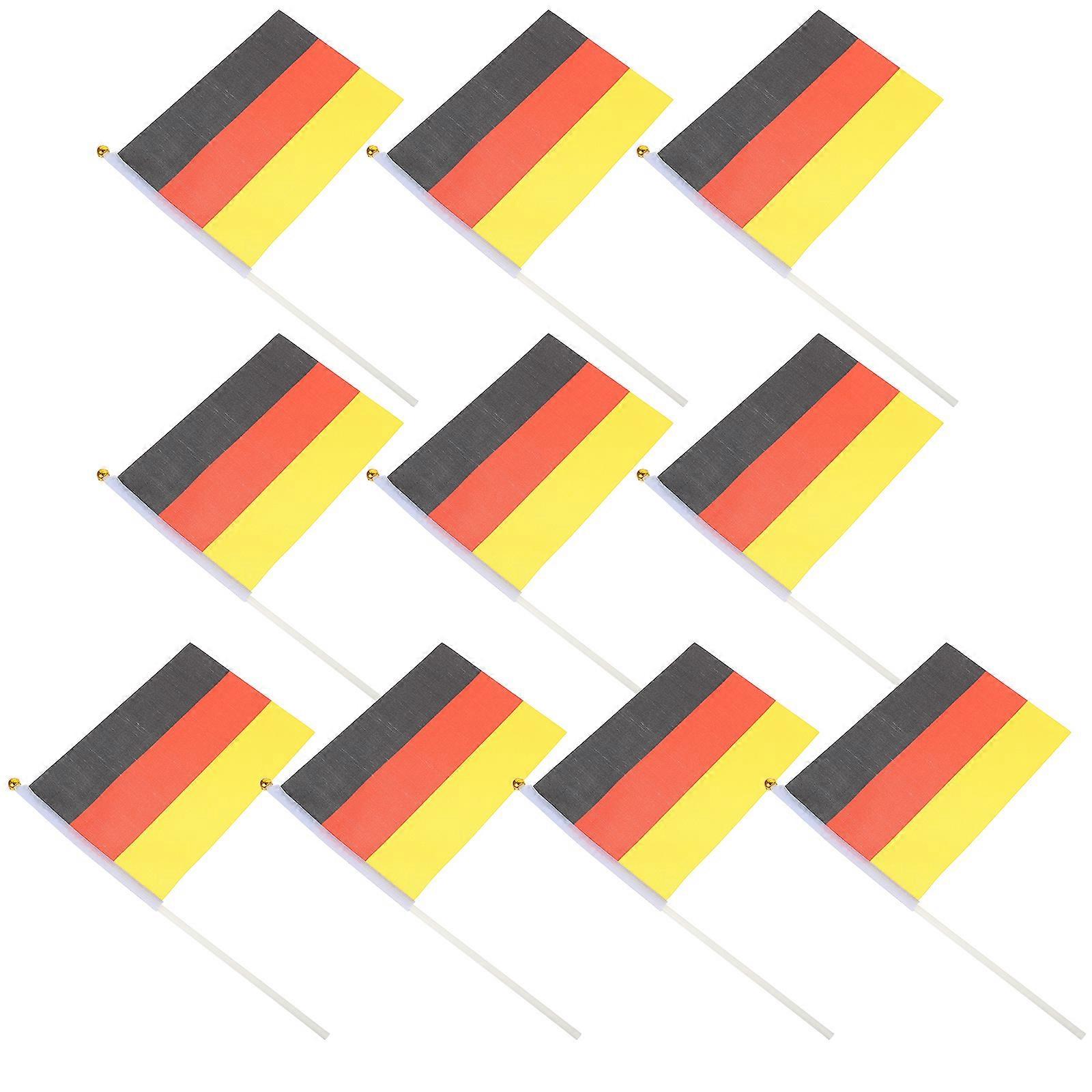 Qatar 32 Football Match Handheld Flags for Cheering 50Pcs Portable Set