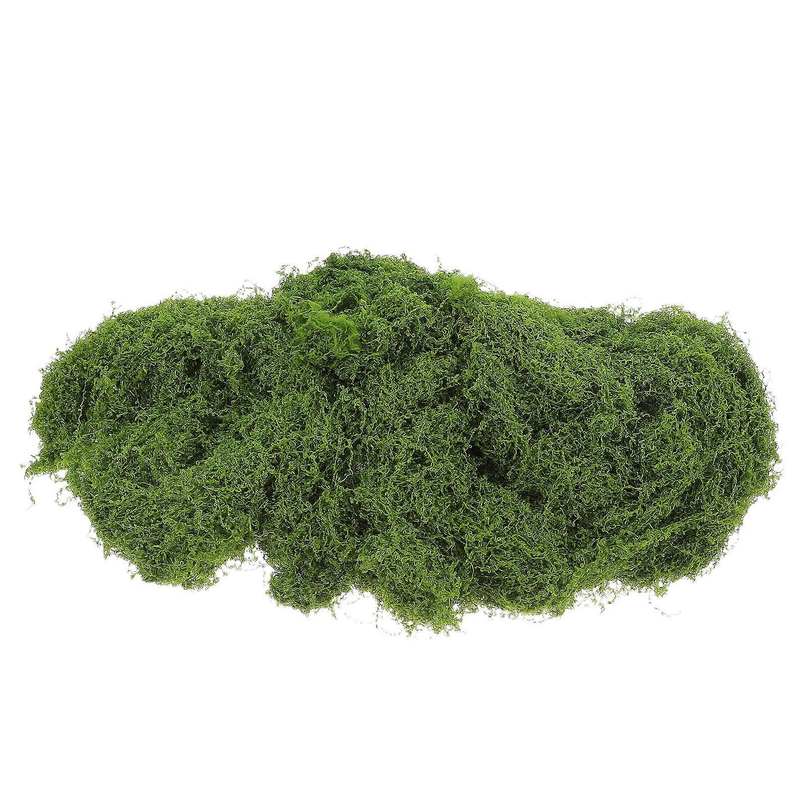 Faux Moss Green Artificial Moss for Decorating with 100G Simulation Plant Mat