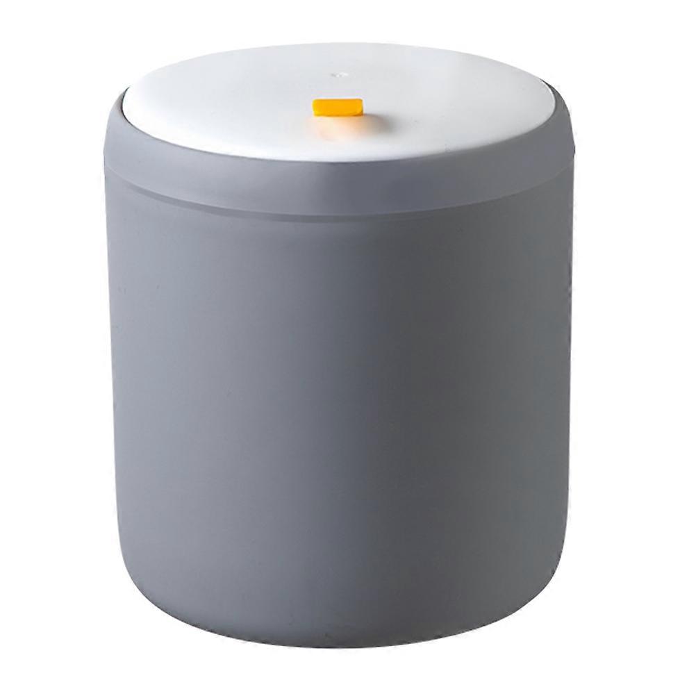 Plastic Mini Wastebasket for Home 2Pcs Desktop Garbage Bin with Lid
