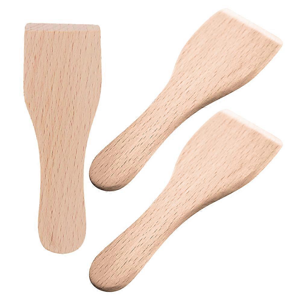 Wood Pizza Spatula 15 Pcs Heat Resistant Cooking Tool Dessert Making Rectangular Shape Novel Design
