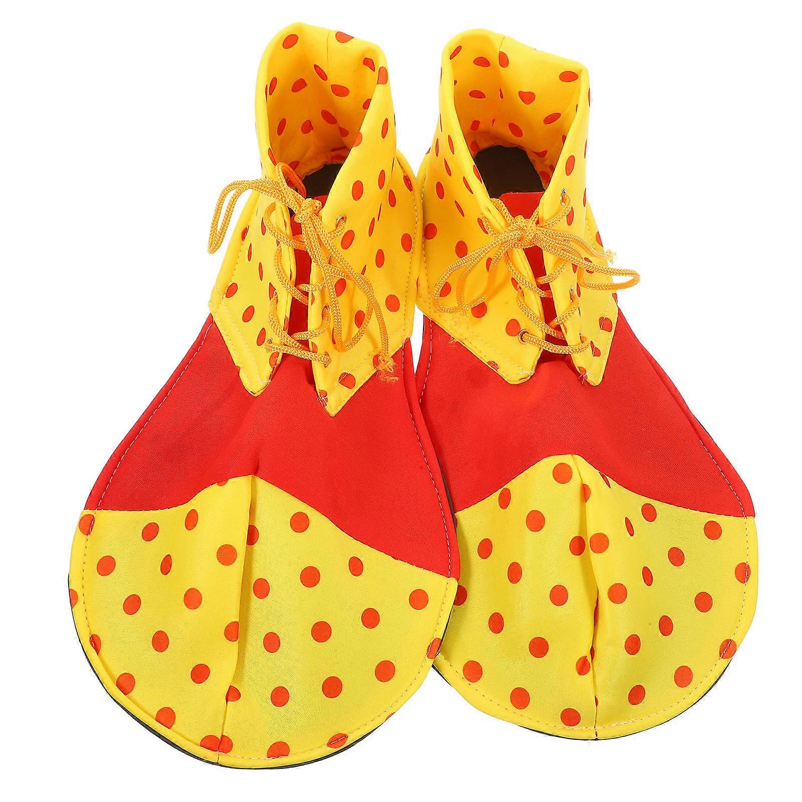 Clown Shoes Multi Durable and Reusable Bright and Exaggerated for Clown Dressing Up