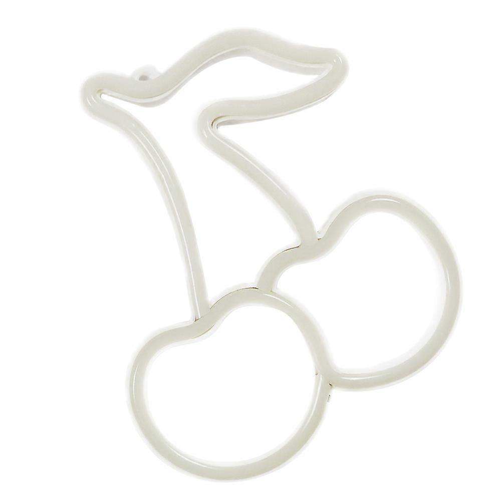 2Pcs LED Cherries Modeling Light for Decor Creative Luminous Night Lamp