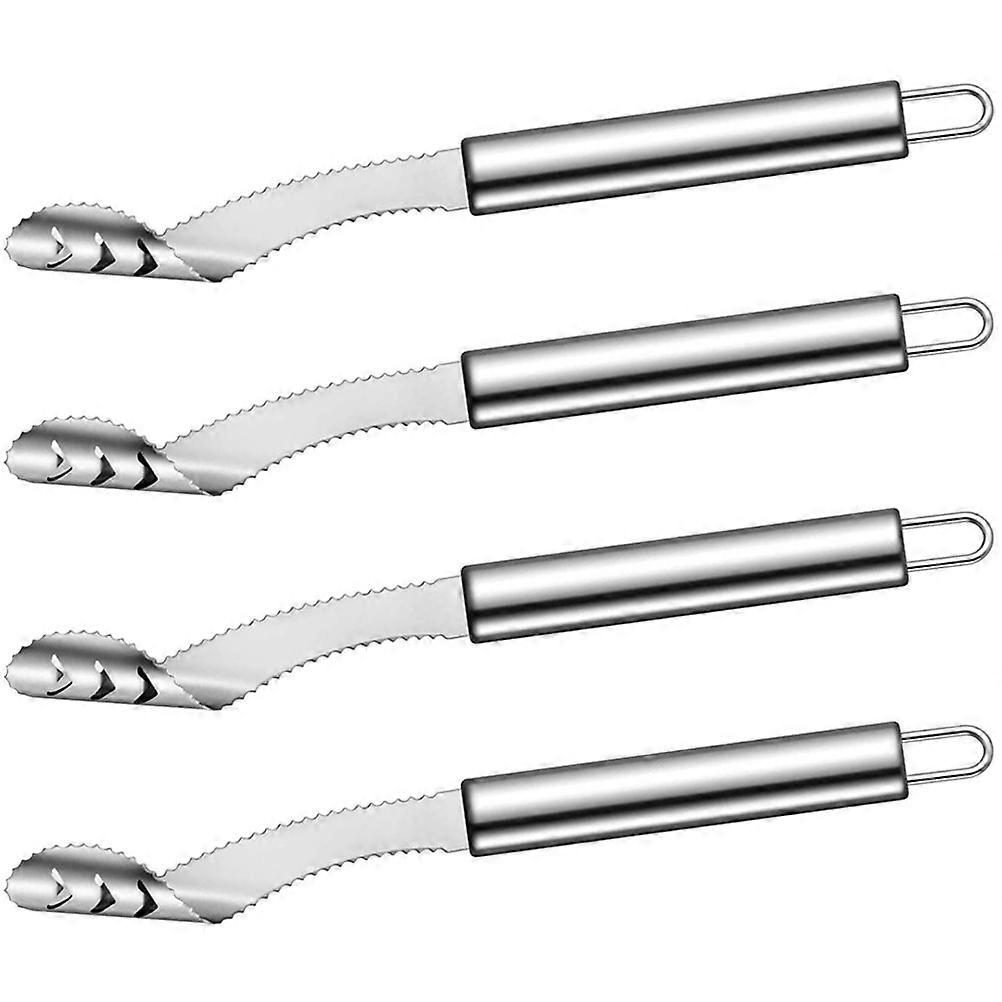 Chili Core Removers Set Stainless Steel Core Removing Kitchen Tools 4Pcs
