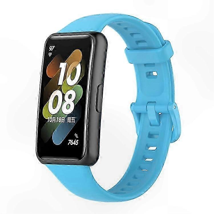 Silicone Wristband for Band 7, Soft Anti-Scratch Replacement Strap