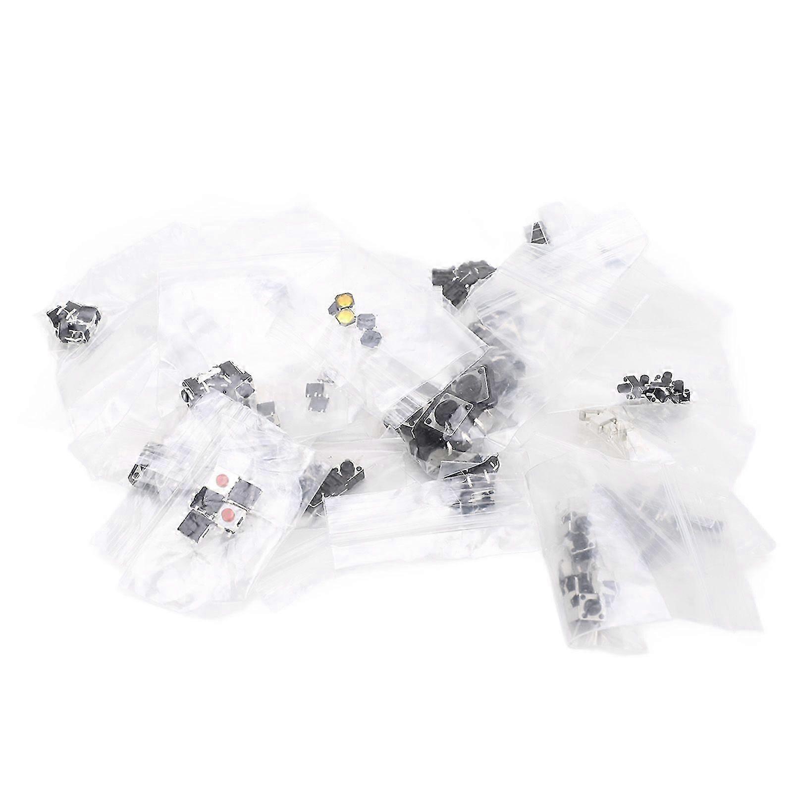 High quality  125pcs set 25 kinds of micro touch switch box car micro key button