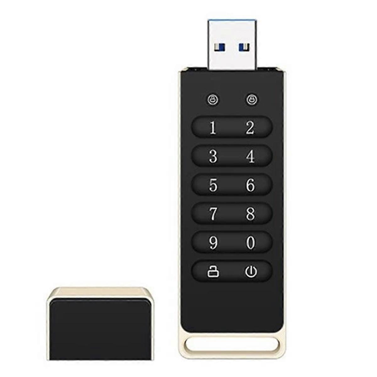 Encrypted USB Flash Drive 64GB Hardware Password Memory Stick