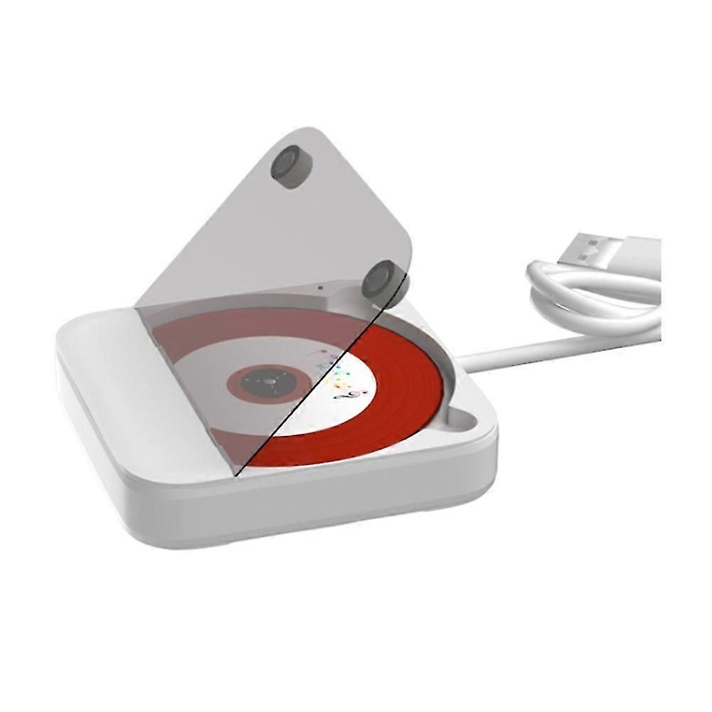 Mini Car CD Player Car External USB/AUX Connection Lossless Connection 3.5 Audio Line Play Portable