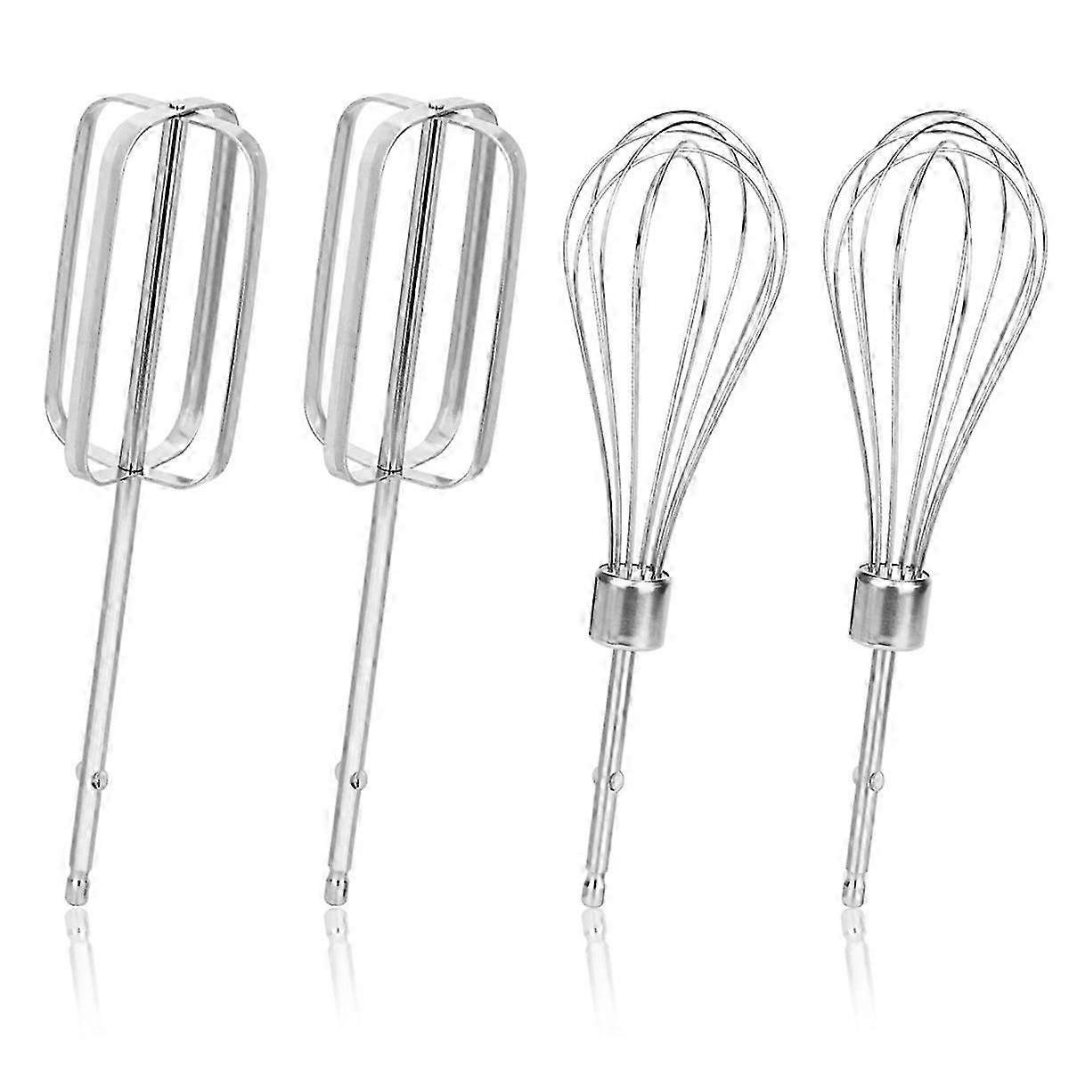 hand mixer beaters set 4pcs stainless steel attachments
