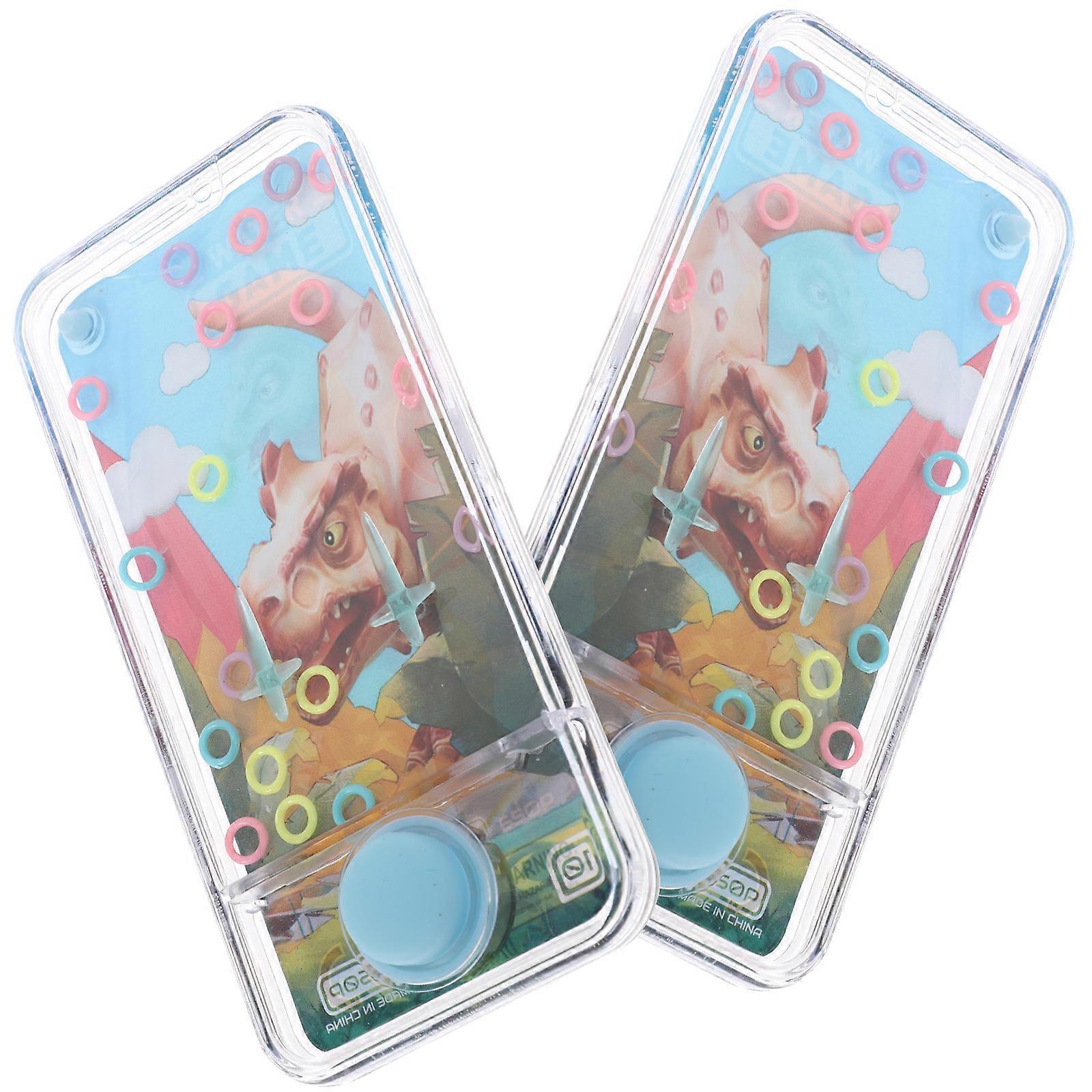 Handheld Water Games for Kids Water Ring Toy 2Pcs Assorted Color Plastic