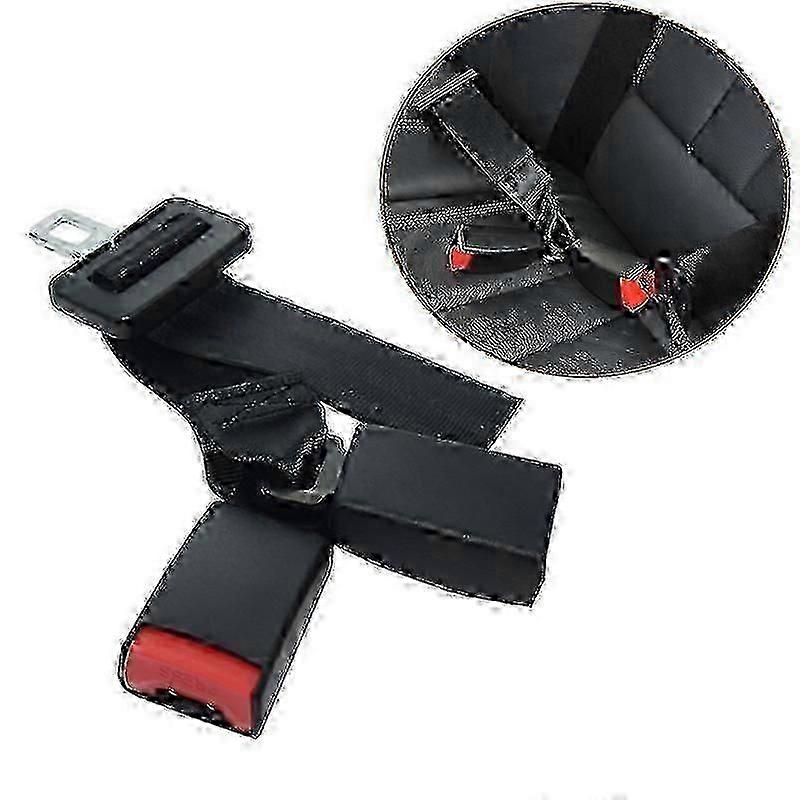 One Support and Two Extension Belt Car Rear Two-seat Seat Safety Belt Connector