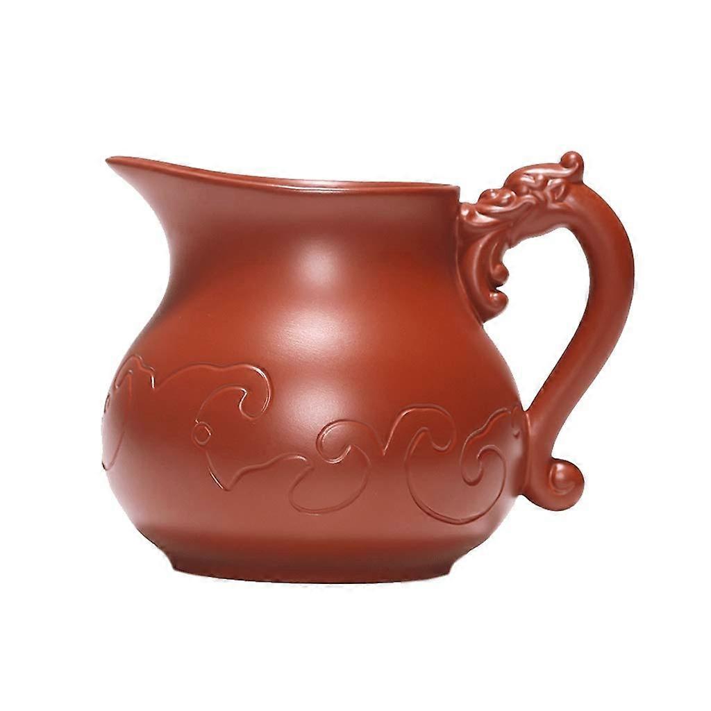 Tea Set Retro Nostalgic Design Rustic Elegant Teapot Purple Sand Cup Kitchenware Teapots