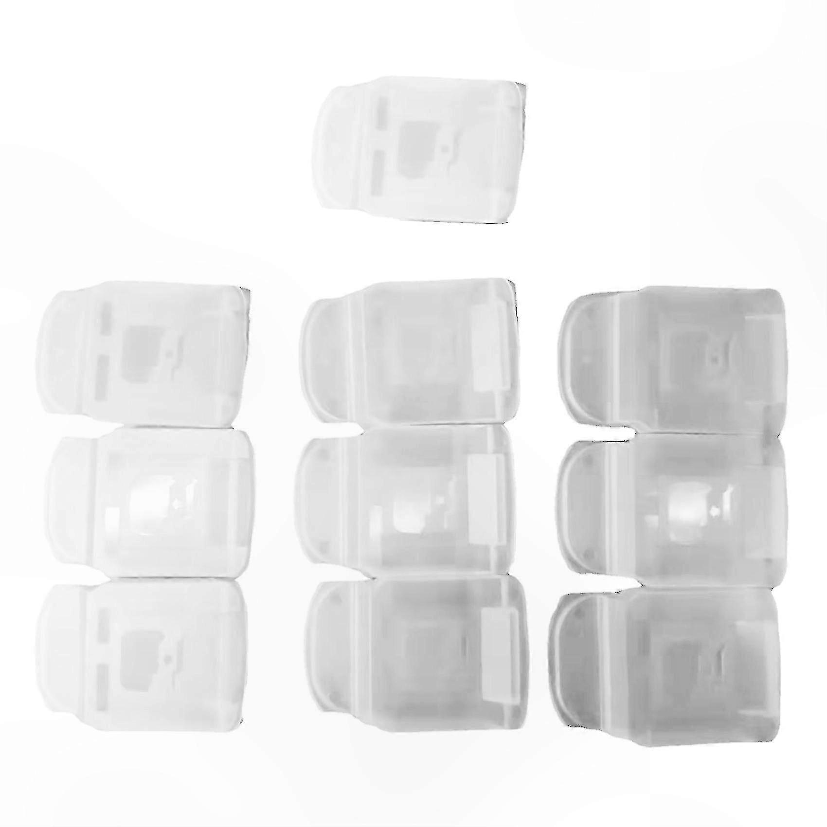 10-Pack Dust Covers for 14.4V-18V Lithium Batteries, Compatible with Various Power Tools