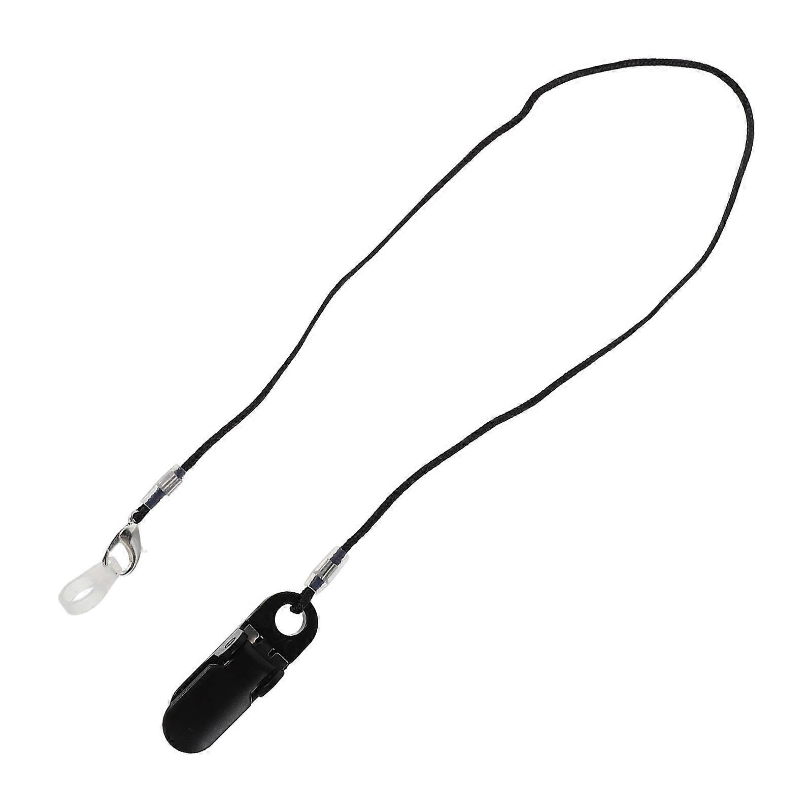 Black Hearing Amplifier Lanyard Holder Fixation 5Sets