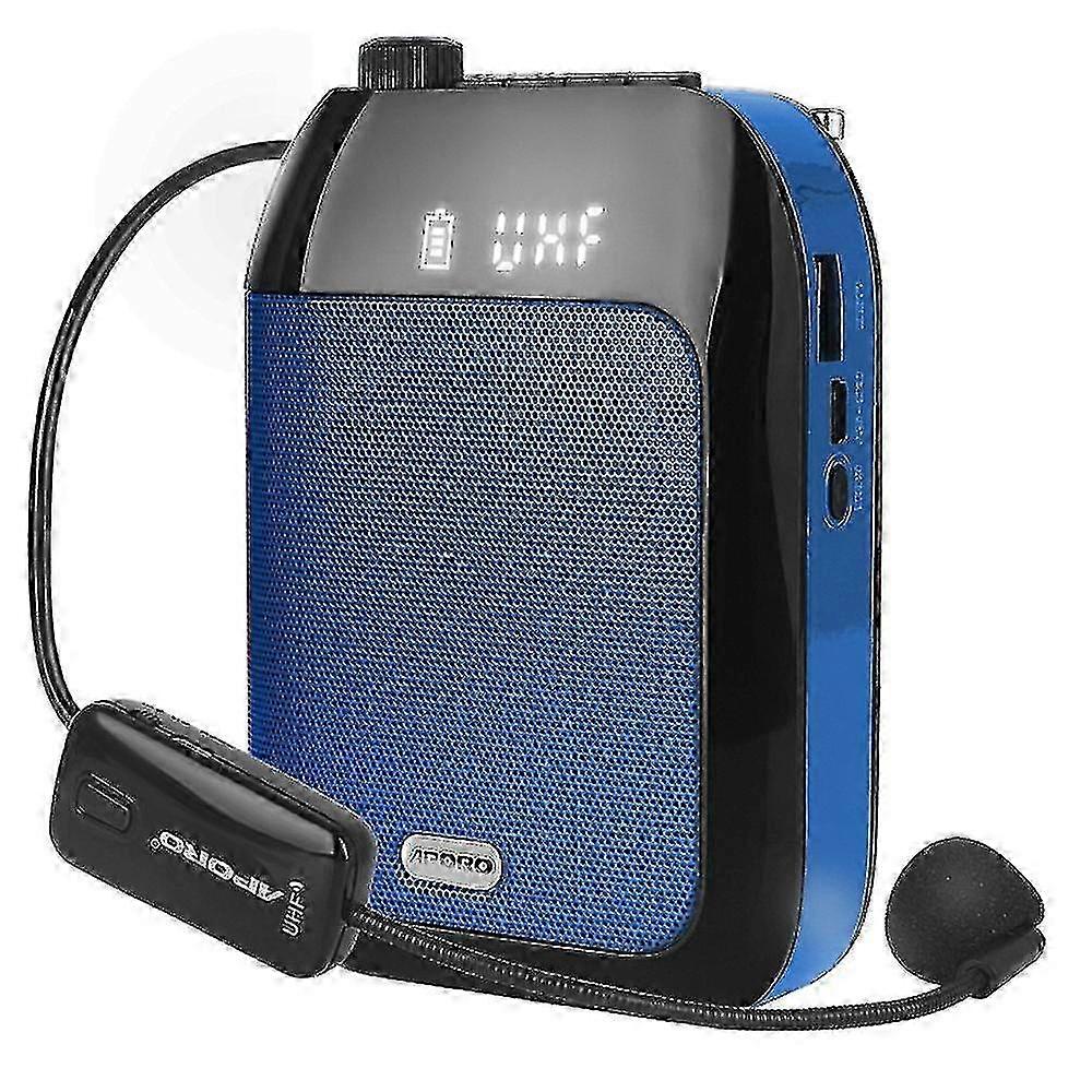 APORO T9UHF Bluetooth Wireless Voice Amplifier UHF Microphone Portable Sound Amp-yezi miao7