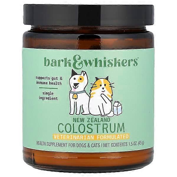Dr. Mercola, Bark & WhiskersÃÂ¢ÃÂÃÂ¢, New Zealand Colostrum, For Dogs & Cats, 1.5 oz (45 g)